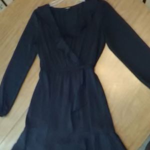 Limited black ruffled dress